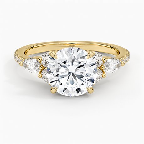 18K Yellow Gold Luxe Nadia Pavé Diamond Ring (1/2 ct. tw.)