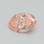0.40 Ct. Fancy Vivid Pink Oval Lab Grown Diamond
