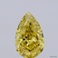 1.01 Ct. Fancy Intense Yellow Pear Lab Grown Diamond
