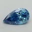 1.62 Ct. Fancy Vivid Blue Pear Lab Grown Diamond