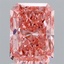 2.08 Ct. Fancy Vivid Pink Radiant Lab Grown Diamond