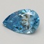 1.01 Ct. Fancy Vivid Blue Pear Lab Grown Diamond