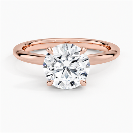 14K Rose Gold Manon Solitaire Ring