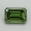 10.21 Ct. Fancy Vivid Green Emerald Lab Grown Diamond