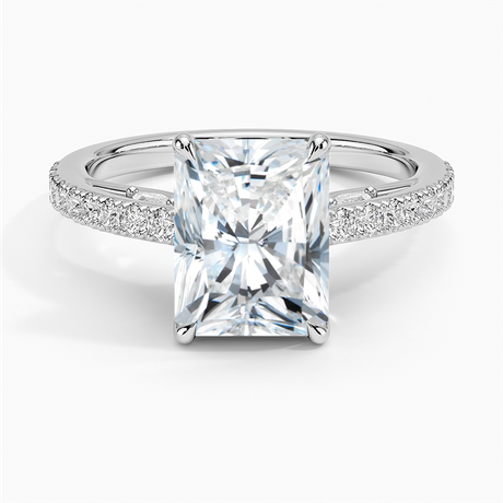 18K White Gold Secret Garden Adorned Gallery Diamond Ring (1/2 ct. tw.)