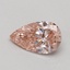 0.33 Ct. Fancy Intense Pink Pear Lab Grown Diamond