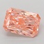 5.09 Ct. Fancy Vivid Pink Radiant Lab Grown Diamond