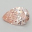 1.57 Ct. Fancy Vivid Pink Pear Lab Grown Diamond