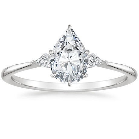 18K White Gold Cometa Diamond Bridal Set