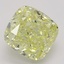 1.31 Ct. Fancy Yellow Cushion Diamond