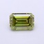 1.06 Ct. Fancy Vivid  Green Emerald Lab Grown Diamond