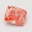 1.42 Ct. Fancy Vivid Pink Cushion Lab Grown Diamond