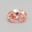 0.60 Ct. Fancy Intense Pink Oval Lab Grown Diamond
