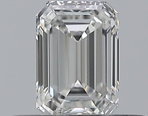 Emerald diamond — real photo