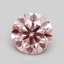 1.50 Ct. Fancy Intense Pink Round Lab Grown Diamond