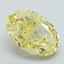 1.36 Ct. Fancy Intense Yellow Oval Lab Grown Diamond