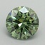 2.06 Ct. Fancy Vivid Green Round Lab Grown Diamond
