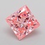 2.01 Ct. Fancy Intense Pink Princess Lab Grown Diamond