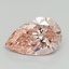 2.01 Ct. Fancy Vivid Pink Pear Lab Grown Diamond