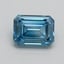 1.54 Ct. Fancy Vivid Blue Emerald Lab Grown Diamond
