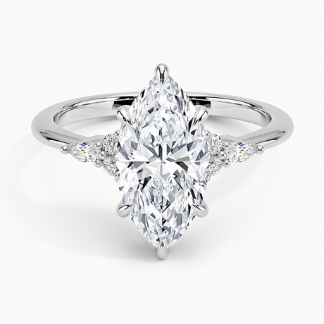 18K White Gold Nadia Diamond Ring