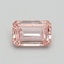 0.52 Ct. Fancy Intense Pink Emerald Lab Grown Diamond