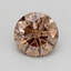 0.59 Ct. Fancy Light  Brown Round Lab Grown Diamond