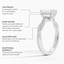 18K Yellow Gold Petite Twisted Vine Hidden Halo Pavé Diamond Ring, smallinfographic