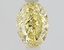 1.05 Ct. Fancy Intense  Yellow Oval Lab Grown Diamond