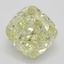 1.06 Ct. Fancy Light Yellow Cushion Diamond