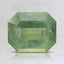 7.7x6.3mm Unheated Green Emerald Montana Sapphire