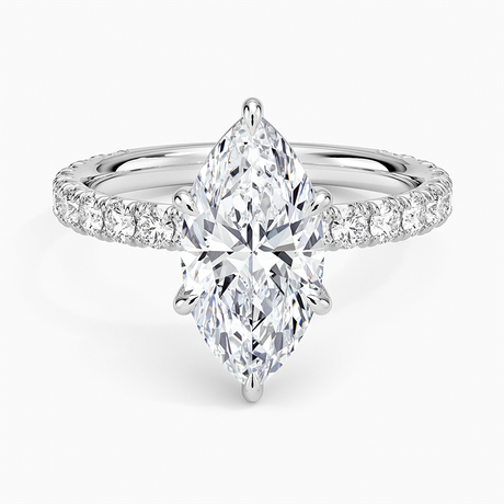 Luxe French Pavé Perfect Fit Diamond Ring