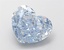 3.76 Ct. Fancy  Blue Heart Lab Grown Diamond