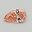 0.43 Ct. Fancy Vivid Pink Pear Lab Grown Diamond