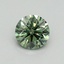 0.7 Ct. Fancy Vivid Pacific Green Round Lab Grown Diamond
