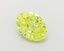 1.01 Ct. Fancy Vivid  Yellow Oval Lab Grown Diamond