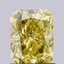 1.22 Ct. Fancy Yellow Radiant Lab Grown Diamond