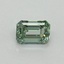 0.47 Ct. Fancy Vivid Pacific Green Emerald Lab Grown Diamond