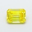 1.91 Ct. Fancy Vivid  Yellow Emerald Lab Grown Diamond
