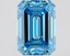 1.96 Ct. Fancy Vivid Blue Emerald Lab Grown Diamond