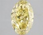 3.01 Ct. Fancy Vivid Yellow Oval Lab Grown Diamond