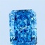 1.51 Ct. Fancy Vivid Blue Radiant Lab Grown Diamond