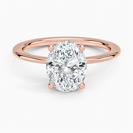 14K Rose Gold Aimee Solitaire Ring