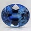 9.3x7.6mm Blue Oval Sapphire