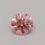 0.30 Ct. Fancy Vivid Pink Round Lab Grown Diamond