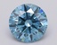 2.01 Ct. Fancy Vivid Blue Round Lab Grown Diamond