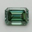2.48 Ct. Fancy Vivid Pacific Green Emerald Lab Grown Diamond