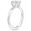 18K White Gold Bettina Diamond Ring, smallside view