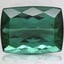 13.3x10.1mm Teal Cushion Tourmaline