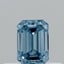 0.32 Ct. Fancy Vivid Blue Emerald Lab Grown Diamond